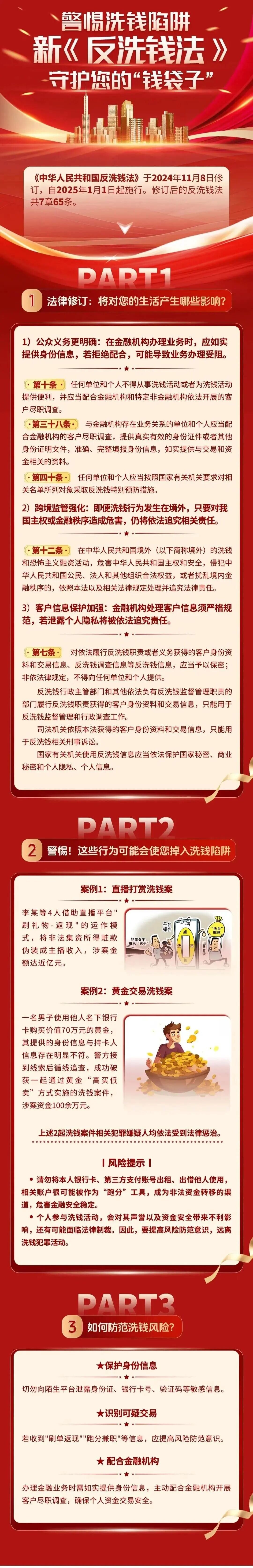 反洗钱宣传 警惕洗钱陷阱 守护您的“钱袋子”（来源：中国人民银行）.jpg